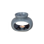 Kominek ceramiczny  na olejek zapachowy szary