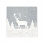Serwetki zimowe jeleń